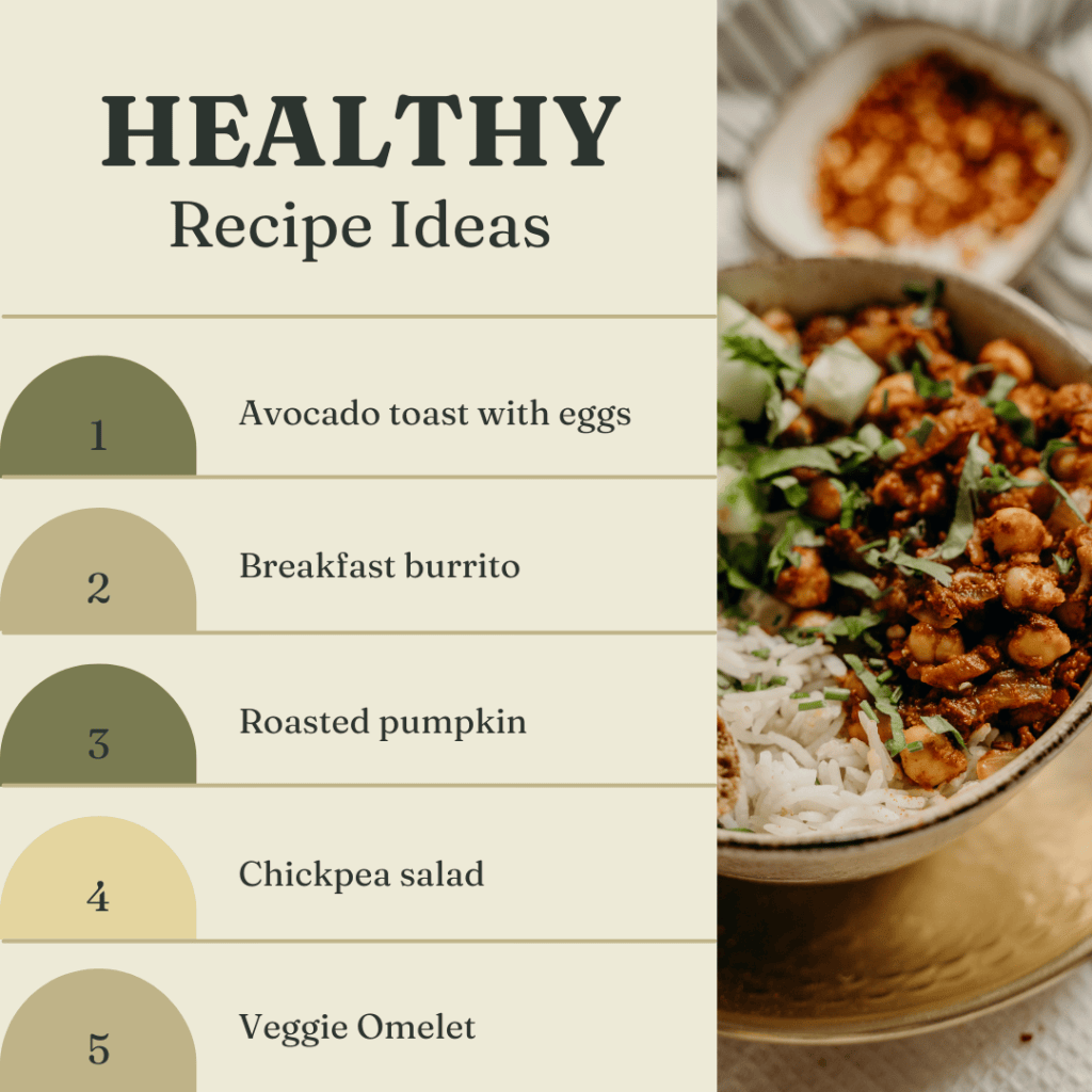 Healthy food recipe ideas