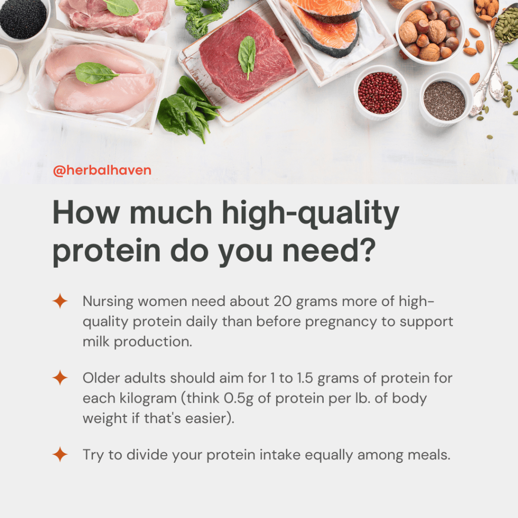 How much high quality protein do you need? 